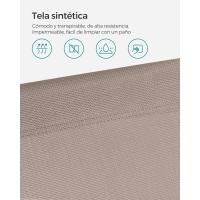 Silla de Sentado al Aire Libre Ajustable Plegable, 193 x 53 x 29 cm, Capacidad de 150 kg, con Parasol, reposacabezas, Respaldo - details 52