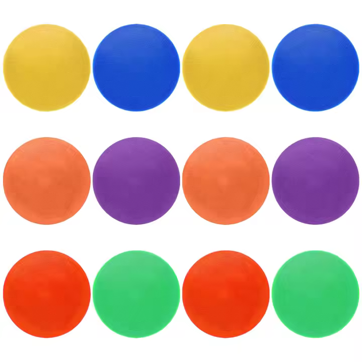 Rotuladores antideslizantes para fútbol, baloncesto, entrenamiento, práctica de baile, 12 piezas - 1