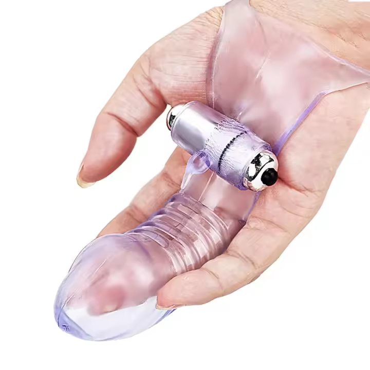 Vibrador de dedo Masaje de punto sensible Estimula el punto Vibración de bala femenina Masturbador Juguetes sexuales Sexo lésbico femenino Productos para adultos para pareja - 1