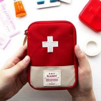 Bolsa de almacenamiento de primeros auxilios de viaje portátil, Kit de supervivencia, caja de medicina, Camping de emergencia al aire libre - details 4