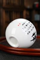 Taza de té azul y blanca única de hielo negro maestro de color esmaltado Jingdezhen, transformada de horno a edificio - details 28