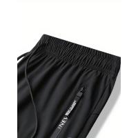 Pantalones deportivos con cordón para hombre, pantalones deportivos de secado rápido, pantalones deportivos para gimnasio, entrenamiento físico, verano - details 4
