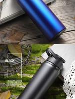 Botella de agua portátil de acero inoxidable para bicicleta, hervidor de viaje para deportes al aire libre, recto, 1-15 Uds. - details 6