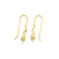 Latón color oro de 18 quilates, compatible con cuentas de medio agujero con ganchos de medio pasador para pendientes, joyería de alta calidad, accesorios para manualidades. - details 103