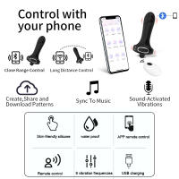 Anillo de Pene Vibrador Inalámbrico para Parejas Masaje de Próstata Estimulador de Clítoris Juguetes Sexuales para Adultos Marca OOEEY - details 8