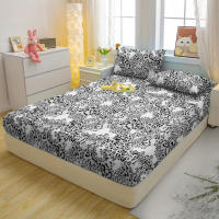Sábanar Impreso con Estampado de Leopardo Moderno Ropa de Cama Funda Ajustada Mate - details 2