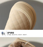 Botas de nieve para niños otoño e invierno botas de algodón botas impermeables antideslizantes zapatos de algodón de terciopelo Velcro masculino y femenino bebé botas de cuero - details 2