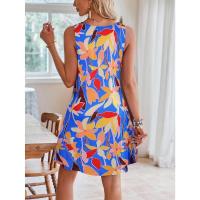 Nuevo vestido de verano con escote en V, tirantes y estampado para vacaciones. - details 6