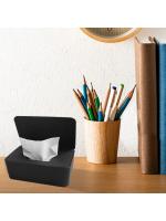 Caja de Almacenamiento de Papel Higiénico Caja Rectangular de Plástico para Almacenamiento en Hogar y Oficina A Prueba de Polvo, Pilaable - details 2