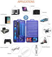 Conjunto de Destornilladores de Precisión WOZOBUY 115/122/138 en1 Herramientas Profesionales para Reparación de PC Kit de Herramientas de Destornillador Magnético - details 4