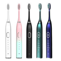 Cepillo de dientes eléctrico ultrasónico para adultos, cepillo de Metal recargable por USB, resistente al agua IPX7, blanqueamiento dental, limpieza sensible 1 - details 0