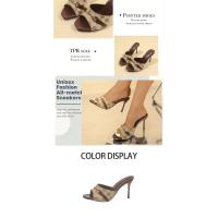 2025 moda europea y americana zapatillas de tacón alto de una palabra zapatillas casuales diarias para mujer zapatos de mujer de gran tamaño. - details 7