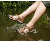 Sandalias de verano para hombre, sandalias de playa transpirables para hombre, agua al aire libre, senderismo, Camping, pesca, escalada, zapatos acuáticos - details 17