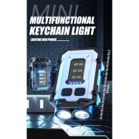 BALDR G111 Linterna de bolsillo superbrillante LED multifuncional Linterna magnética COB EDC Mini llavero linterna recargable - details 4