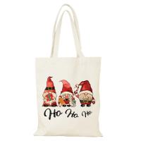 Bolsa de Lona de Navidad Impresa Bolso de Hombro para Mujer Material de Poliéster para Forro - details 9