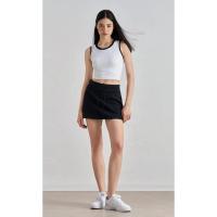 Falda de cintura alta con cordón ajustable, minifalda deportiva informal para mujer, pantalones cortos, falda de tenis para fitness - details 11