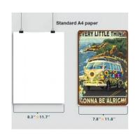 Cartel de chapa Retro Camper Summer Bus, cartel de placa de Metal para Bar, playa, cafetería, pintura decorativa Vintage - details 2