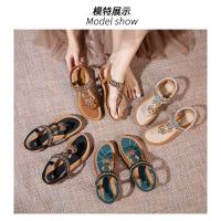 Elegantes Sandalias de Tacón Alto para Mujer Punta Redonda con Diamantes de Imitación - details 7