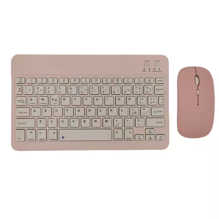 Teclado inalámbrico con Bluetooth para iPad pro 2021 Air 5 2022, teclado español para MiPad, MatePad, Samsung, teléfono, tableta, portátil - 1