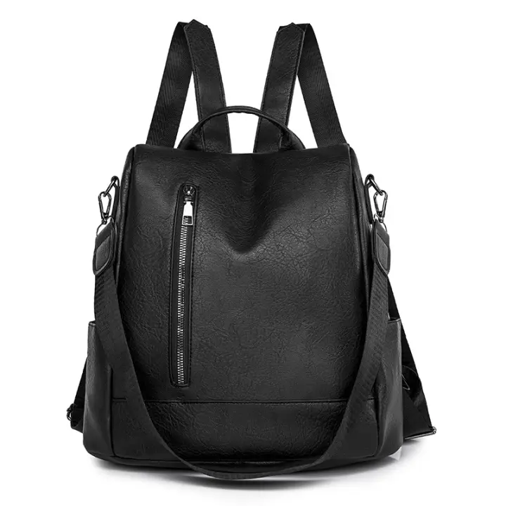 Mochila Pequeña de cuero para Mujer, Bolso de viaje informal, antirrobo, iPad, mini mochila Escolar - 1