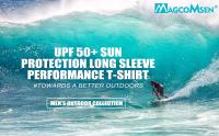 MAGCOMSEN-camisetas con capucha para hombre, camisa de manga larga con protección solar uv, de secado rápido, para surfear - details 0