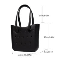 Bolso De Playa Grande Para Verano EVA Inodoro Para Mujer Bolsa De Picnic Con Agujeros Impermeable Bolsa De Hombro Con Manija - details 30