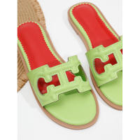 Sandalias de moda de verano 2025, chanclas de playa de una tira, zapatos planos de viaje para mujer - details 56