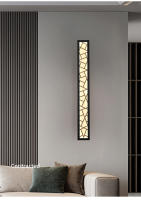 Luz LED de pared larga impermeable IP65, accesorios de iluminación para porche al aire libre, candelabros de Nido de Pájaro antioxidantes para jardines, terrazas y garaje, color negro - details 6