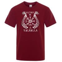 Camiseta con Estampado de Leyenda Vikinga para Hombre, Prenda de Algodón, Manga Corta, Estilo Retro, Valhalla Odín, Camisa Clásica de Verano, 2022 - details 8
