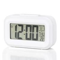 Reloj despertador Digital LED, pantalla de alarma Digital electrónica, relojes de mesa de escritorio para el hogar, oficina, retroiluminación, reloj calendario con repetición - details 15