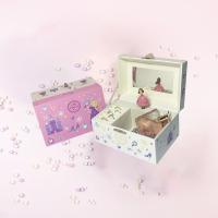 Caja de música única con espejo de princesa, artesanía de dibujos animados, adornos musicales para niños, bonita caja de almacenamiento de joyería, regalo de cumpleaños - details 7