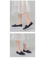Zapatos sencillos de boca baja de un solo paso para mujer, nuevo estilo 2025, mocasines planos casuales versátiles para mujer - details 3