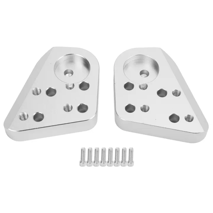 Elevador de manillar de motocicleta, repuesto plateado de 19cm para R1100R R1100RT R1150R R1200RT, 2 uds. - 1