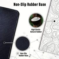 Alfombrilla de ratón grande, alfombrilla para mesa de juegos de oficina, alfombrilla de ratón lavable con base de goma antideslizante para trabajo, juegos y oficina, 1 ud. - details 1