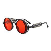 Gafas de sol clásicas retro con montura redonda, lentes de colores, gafas góticas para hombres y mujeres. - details 0