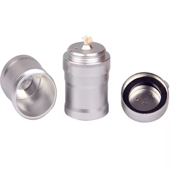 Lámpara de Metal portátil, calefacción de laboratorio, Camping para viajes al aire libre sin senderismo, estufas de Alcohol, supervivencia - 1