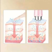 4 mini bolígrafos de masaje eléctricos para ojos, cara, cuerpo, esencia, introductor, masajeador de belleza, blanco y rosa - details 6