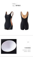 361 traje de baño de una pieza ángulo plano ajuste delgado nuevo entrenamiento deportivo profesional competencia conservadora comodidad de natación para mujeres - details 15
