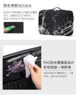 Bolsa de maquillaje portátil de gran capacidad para maquilladores profesionales, tatuajes, decoración de uñas, estuche de almacenamiento multifuncional - details 18