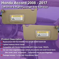 Honda Accord 2008-2017 coche izquierdo conductor derecho pasajero 83280TA5A51ZA 83280TA0A51ZA luz de visera - details 2