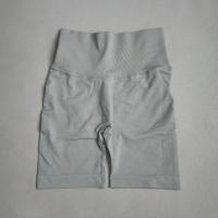 Pantalones cortos de Yoga para mujer, pantalones cortos deportivos sin costuras para gimnasio, pantalones cortos de entrenamiento de cintura alta con realce, pantalones cortos deportivos para Fitness, pantalones cortos de ciclismo - details 8
