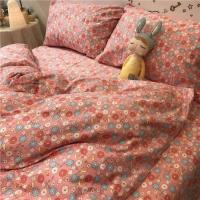Juego de Ropa de Cama de Flores Europeas Suaves Cubierta de Edredón, Sábana, Fundas de Almohada - details 7