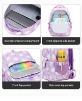 Mochila escolar de gran capacidad para estudiantes, mochila impermeable de ocio para mujer, versión coreana, estil - details 20