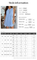 Falda Corta de Primavera-Verano 2025 Estilo Vacacional Europeo-Americano - details 1