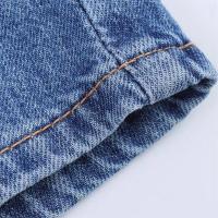 2025 Manga Corta con Solapa, Nuevo Verano, Casual y Versátil Denim para Mujeres - details 8