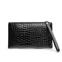 Bolso de embrague de moda negra para mujer Bolso de cambio de teléfono móvil con temperamento de cuero PU Bolso de regalo de cuero artificial de alta calidad adecuado para fiestas, bodas, trabajo diario y compras - details 0