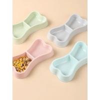Suministros de alimentación para cachorros y gatitos, cuenco doble para mascotas, plato de agua para mascotas, alimentador para perros pequeños - details 0