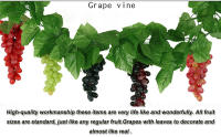 racimos de racimo de uvas artificiales