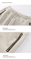 2025 Nuevos pantalones cortos de moda Pantalones de cinco bolsillos de algodón de franela para hombres Pantalones sueltos transpirables para jóvenes Pantalones casuales de cinco bolsillos para estudiantes que corren Ropa de trabajo de sensación de hielo d - details 14