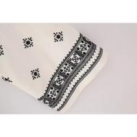 Pantalones de Lino Boho Vintage para Mujer Moda de Verano 2023 Pantalones Suaves con Bordado para Chicas - details 17